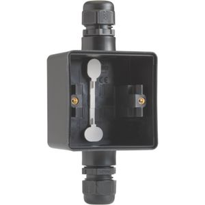 Spuitwaterdichte opb.doos boven/onder M zwart