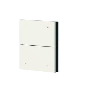 iON Toetsafdekking 2-v, metaal, (white) - Wit