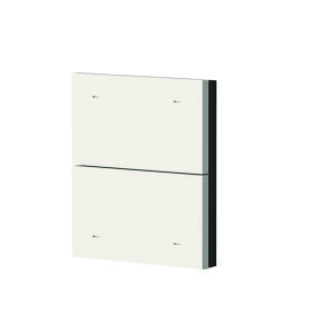 iON Toetsafdekking 2-v, Kunststof, (white) - Wit