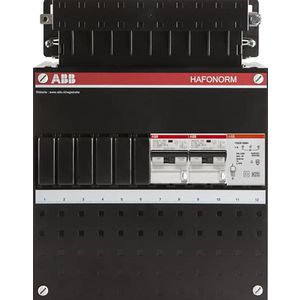 Groepenkast 2x 16A/30mA + T 1-fase