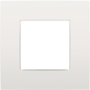 Enkelvoudige afdekplaat Intense white