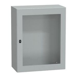 Kast Ruitdeur 1000x800x400mm IP66 / IK08 RAL7035 Spacial S3D