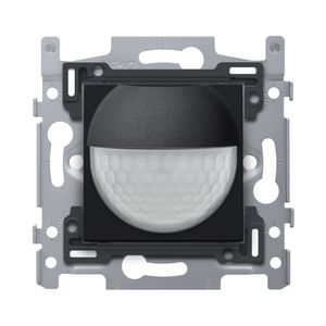 Bewegingsmelder 230V 8m 180° wanddetector inb.doos black