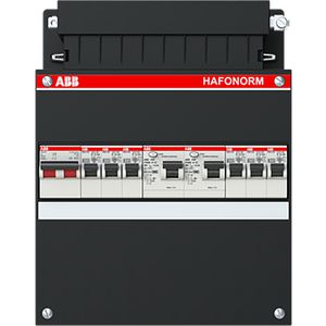 Groepenkast 6 groepen achter 2x30mA + HS 1-fase