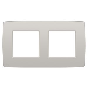 2-voudige afdekplaat hoh 71mm Original light gre