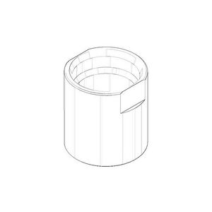 Bevestiging Moer 33x35mm chr