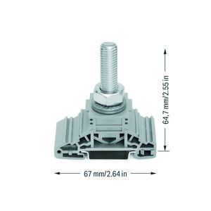 Boutklem markeringsh. zijkant rail 35x15+35 885-112 VVE=20