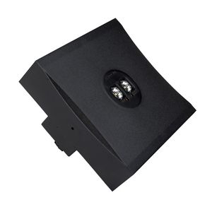 Noodverlichtingsarmatuur opb. 1u TRACK AT 2x3W zwart