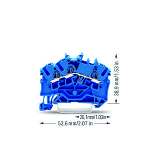 3-draads rijg 2,5mm² voor Ex e II+Ex e i-2002-6304 VVE=100
