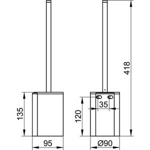 Kunststof inzetstuk, los voor 14972 14972000100