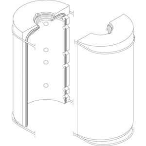 Isolatie boiler 750.6 Ø790 7735501789