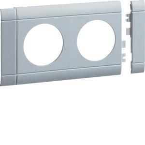 Afdekraam wandcontacdoos 2-voudig halogeenvrij alulook