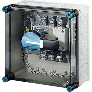 Lastschakelaark. 160A 3 P. BM2 300x300mm +PE/Nul klem