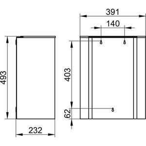 Afvalbak aluminium zilver geeloxeerd