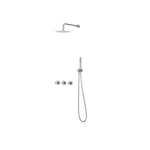 Afbouwdeel regendouche IVY combiset Bond 4 inbouwthermostaat symmetry chroom CSB4CRABAC incl. inbouwbox