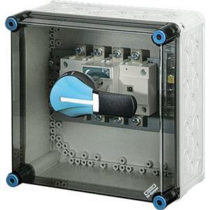 Mi Lastschakelaark. 160A 4 polig BM2 300x300mm +PE klem