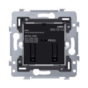 Geconnec. 2-voudige schakelaar sokkel 2x10A totaal Zigbee