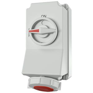 Wandcontactdoos 16A 7-polig  6H 400V IP67 DUO