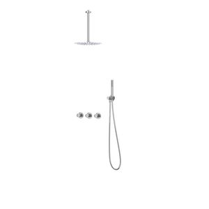 Afbouwdeel regendouche IVY combiset Bond 4 inbouwthermostaat symmetry chroom CSB4CRACCC incl. inbouwbox