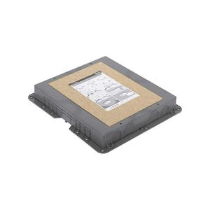 Kunststof instortbehuizing voor 8xK45 module vloerdoos 65mm