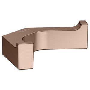 Dubbele handdoekhouder rood goud geborsteld 11115290000