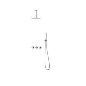 Afbouwdeel regendouche IVY combiset Bond 4 inbouwthermostaat symmetry chroom CSB4CRAEBC incl. inbouwbox