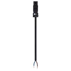 Aansluitsnoer GST15I2 male 1,5mm² 800cm PVC ECA zwart VVE=15