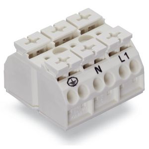 4-draads apparaataansluitklem PE-N-L1 862-9603 VVE=250