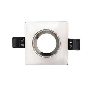 Toebehoren MR16 90mm vierkant geborsteld chroom IP20