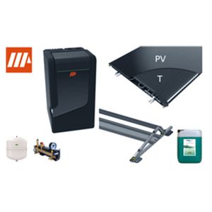 PVT warmtepomppakket hybride - plat dak