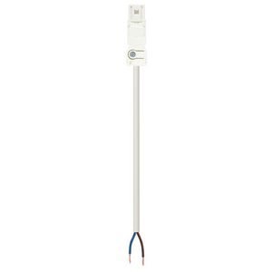 Aansluitsnoer GST15I2 male 1,5mm² 800cm PVC ECA wit VVE=15