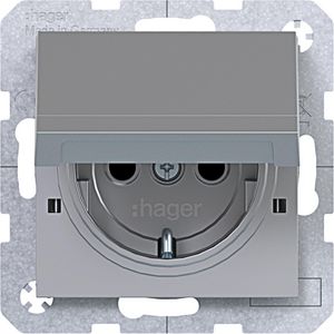 SCHUKO-wandcontactdoos vastz. Safety Plus steekkl. A.x/C.x t