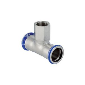 T-koppeling verlopend MAPRESS RVS 28x3/4"bn.x28mm VVE=10