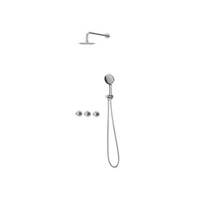 Afbouwdeel regendouche IVY combiset Bond 4 inbouwthermostaat symmetry chroom CSB4CRBAAC incl. inbouwbox