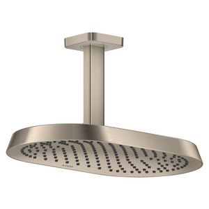 Hoofddouche AXOR ShowerSphere 370/220 1 straalsoort Brushed Nickel