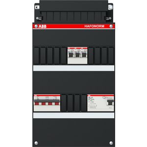 Groepenkast 2 groepen achter 30mA 1x direct + HS 3-fase