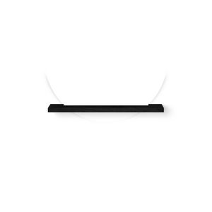 Wooden Mirror Shelf 80 cm symmetrisch, black