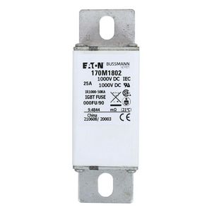 Zekeringelement FUSE 25A 1000V DC IEC aR 000FU/90 VVE=3