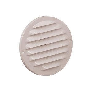 ALU schoepenrooster Ø140mm wit VVE=20