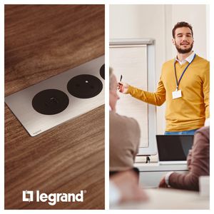 Afdekplaat ALU 2 mechanismen Disq"in