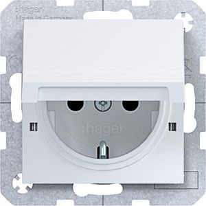 SCHUKO-wandcontactdoos vastz. Safety Plus steekkl. A.x/C.x w