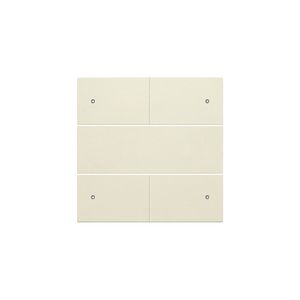 Afwerkingsset 4-voudige pot.vrij knop 24V Led cream