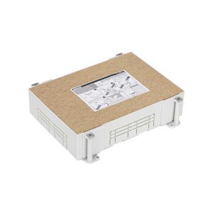 Kunststof instortbehuizing voor 12xK45 module vloerdoos