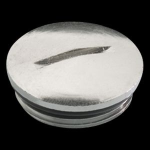Blindstop messing vernikkeld rond draad M20x1,5 met O-ring 7220/RD/DR