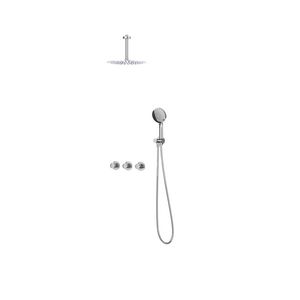 Afbouwdeel regendouche IVY combiset Bond 4 inbouwthermostaat symmetry chroom CSB4CRBCBC incl. inbouwbox
