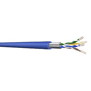 Haspel a 500m. UC400 S27 Cat.6 U/FTP Patch LSHF BU 4x2x27