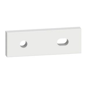 Pallet a 325st. Verbindingsplaat voor Alu DIN-rail-kasten XL