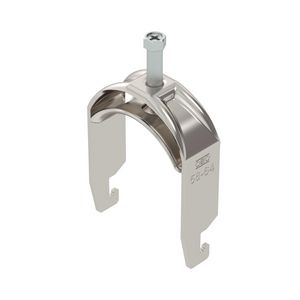 Beugelklem 2056 58-64mm RVS A2 1.4301 blank VVE=100