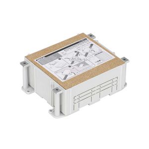 Kunststof instortbehuizing voor 4xK45 module vloerdoos
