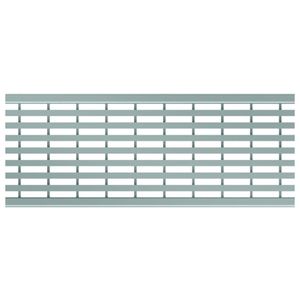 Driekant langsstaafrooster bar RVS V100S 132552